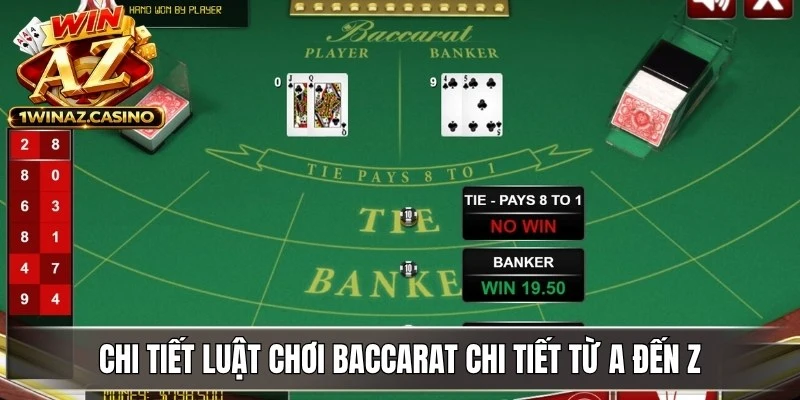 Chi tiết luật chơi Baccarat chi tiết từ A đến Z cho người mới