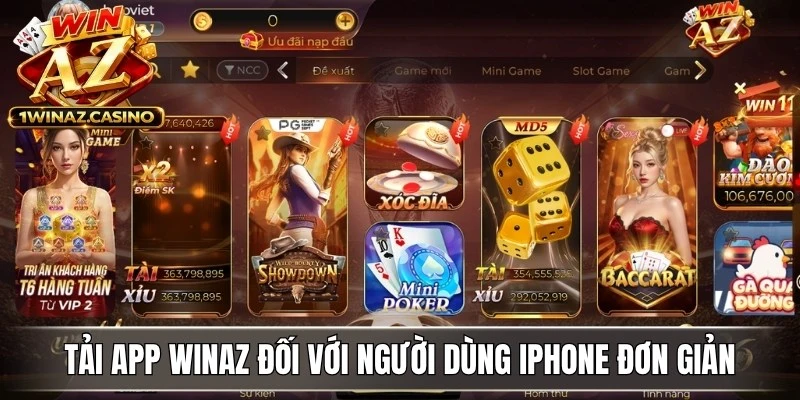 Tải app WinAZ đối với người dùng iPhone theo quy trình đơn giản